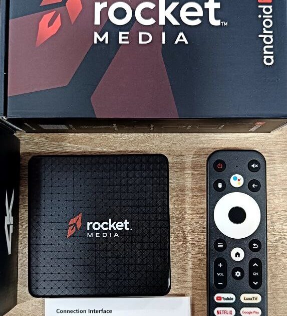 ROCKET BOX Android TV 2/16 wifi 6