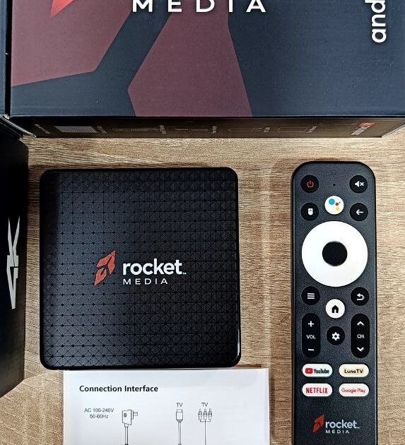 ROCKET BOX Android TV 2/16 wifi 6