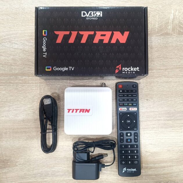 Rocket TITAN 4K ULTRAHD HDR10 Android 14