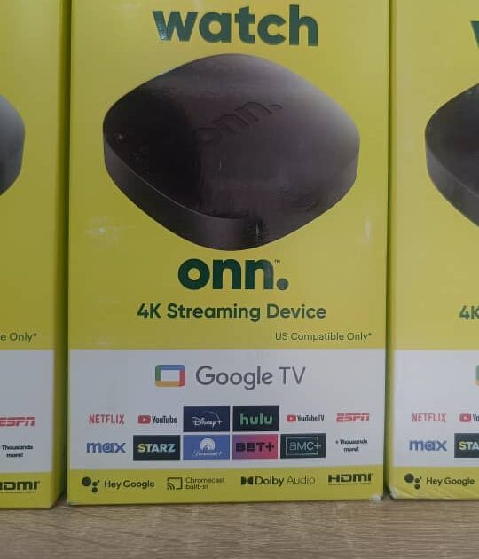 ONN 4K Streaming Device + Google TV