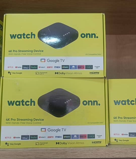 Onn. 4K Pro Streaming Device.